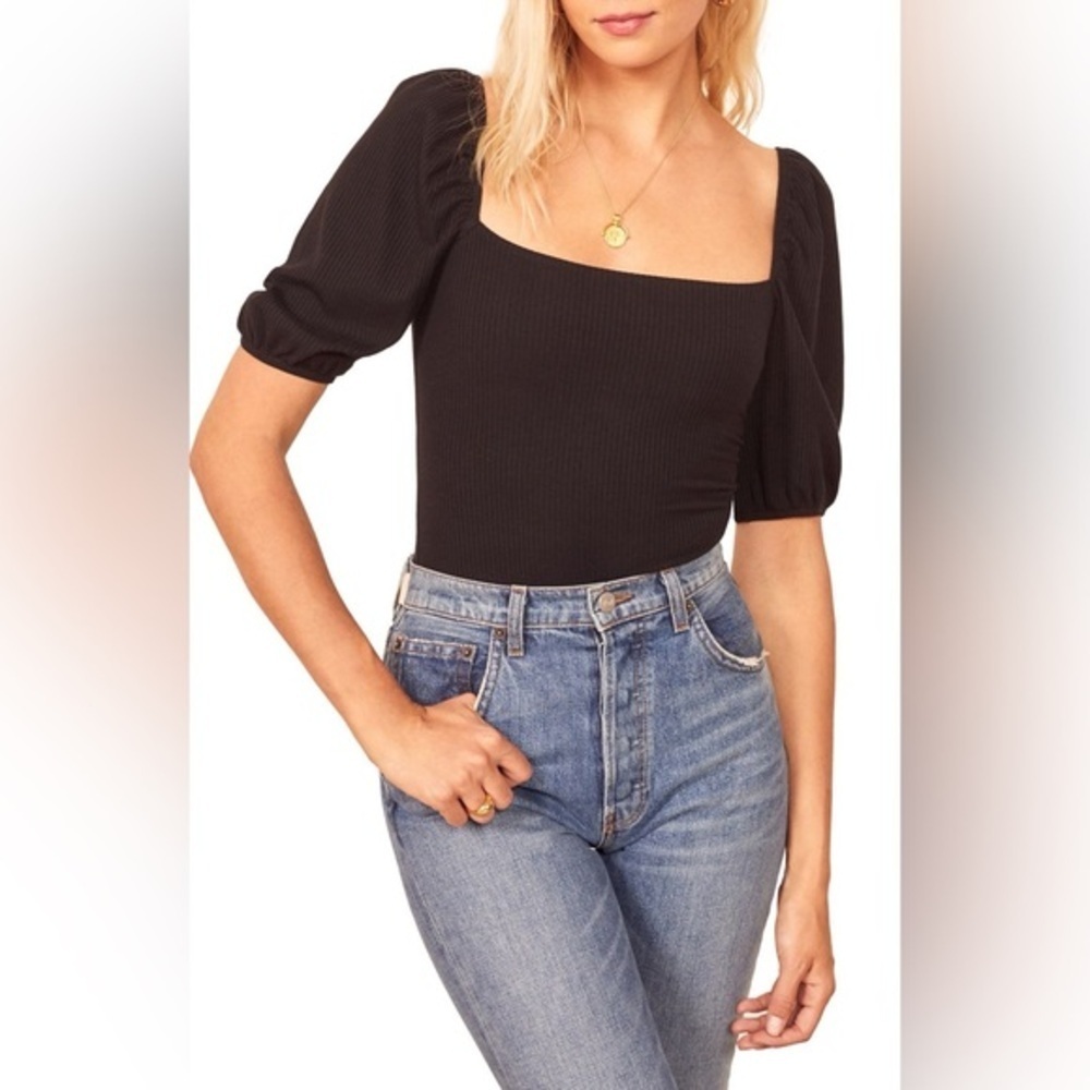 Reformation Rosa top